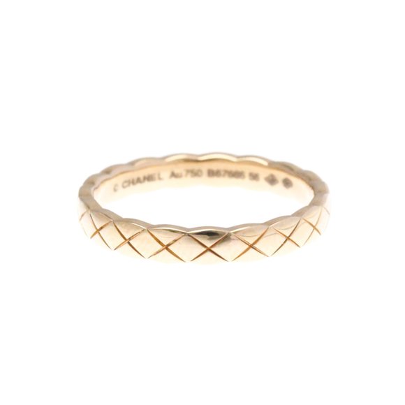 Chanel Coco Crush Ring Mini Model Pink Gold (18K) Fashion No Stone Band Ring ... - Picture 1 of 10